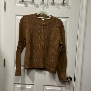 J.CREW Wool Cable Knit Sweater